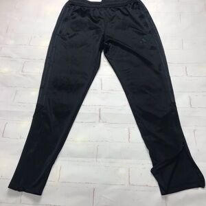 ADIDAS: Trio Black Athletic Track Pants Sz medium
